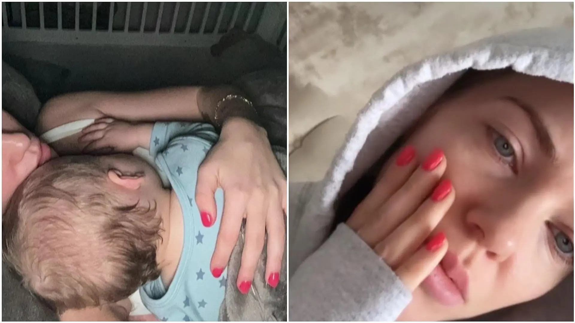 Laura Maria Rypa zeigt sich kuschelnd mit Baby Leano, kurz darauf sorgenzerfressen auf Instagram