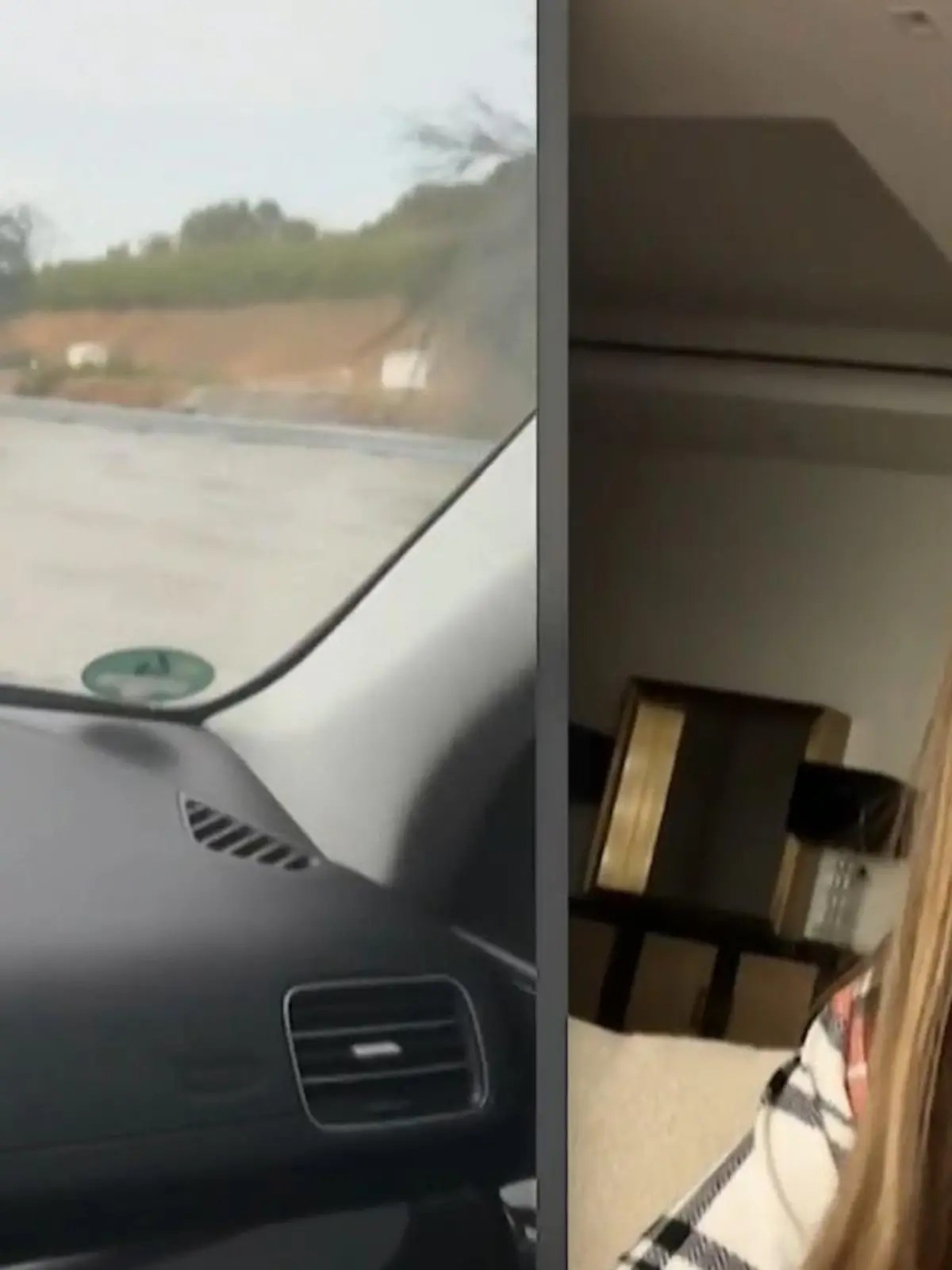 Anna-Maria Ferchichi zeigt in ihrer Instagram-Story das Ausmaß des Starkregens in Dubai.