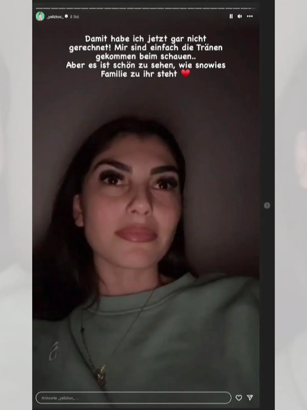 Yeliz Koc ist von der ersten Folge der neuen Staffel von "Diese Ochsenknechts" tief bewegt.