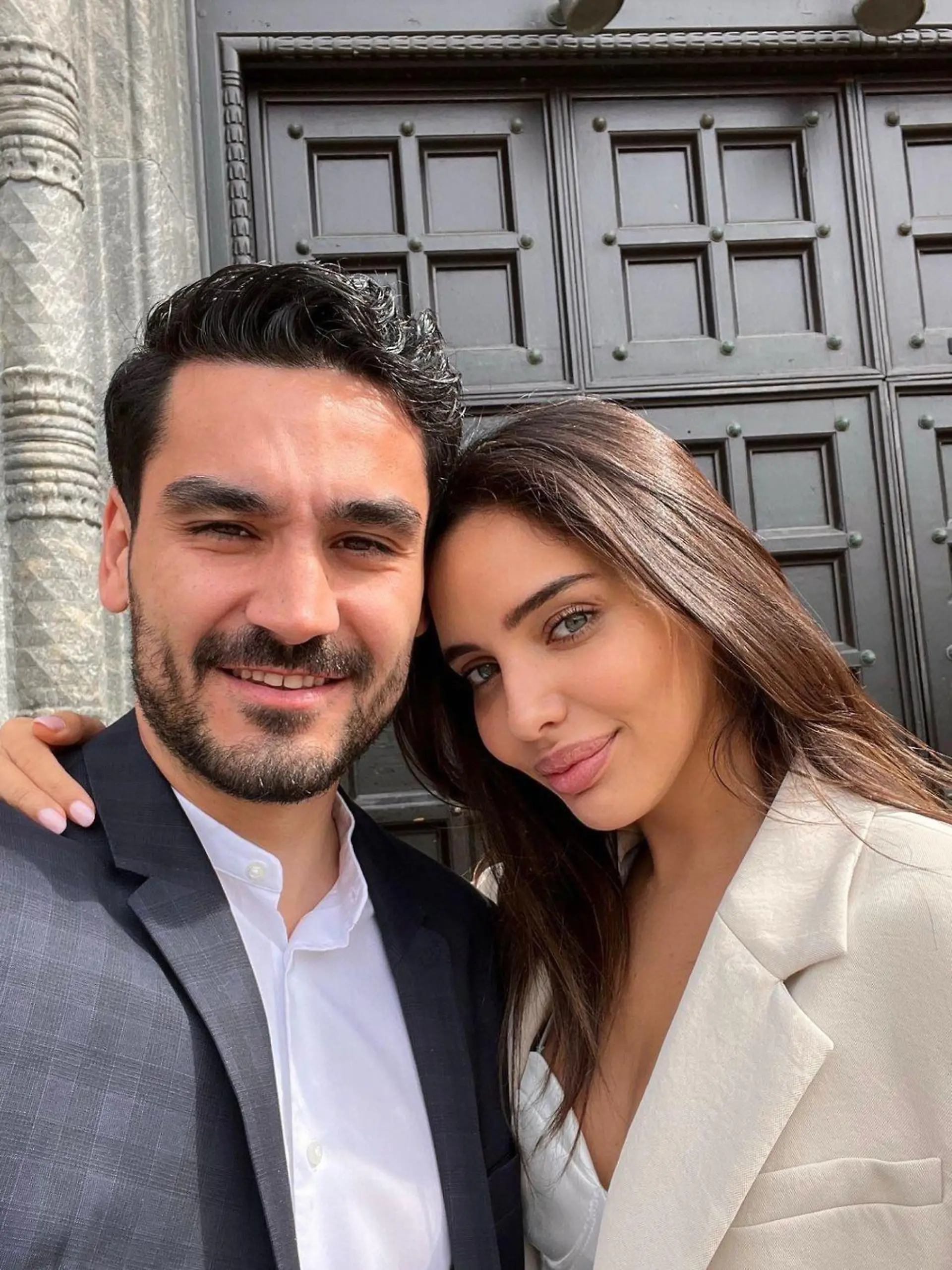 Ilkay Gündogan (31) heiratete seine Freundin Sara Arfaoui (26) in Kopenhagen, dann ging es weiter nach Rom.