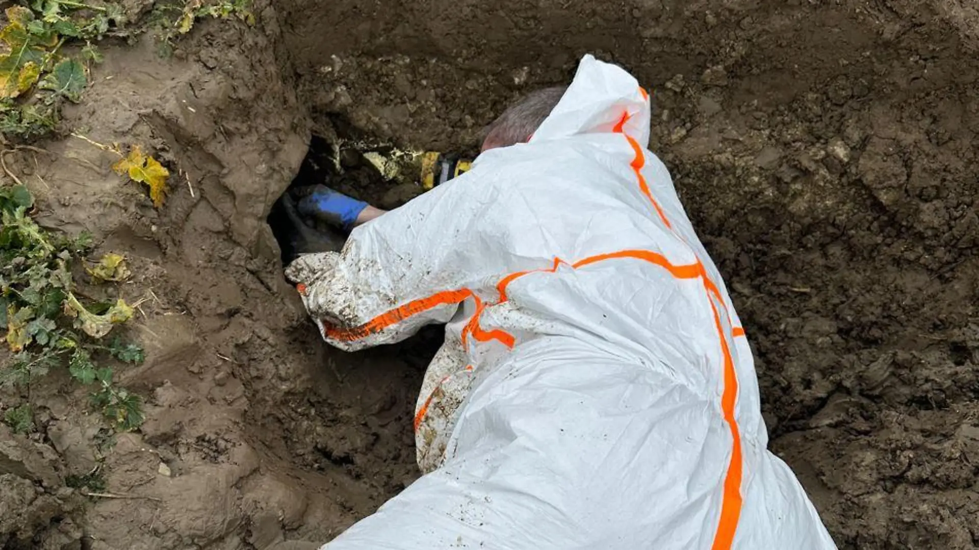 Mit ganz viel Geduld und Fingerspitzengefühl gelingt endlich die Rettung des eingesperrten Dackels Dasty.