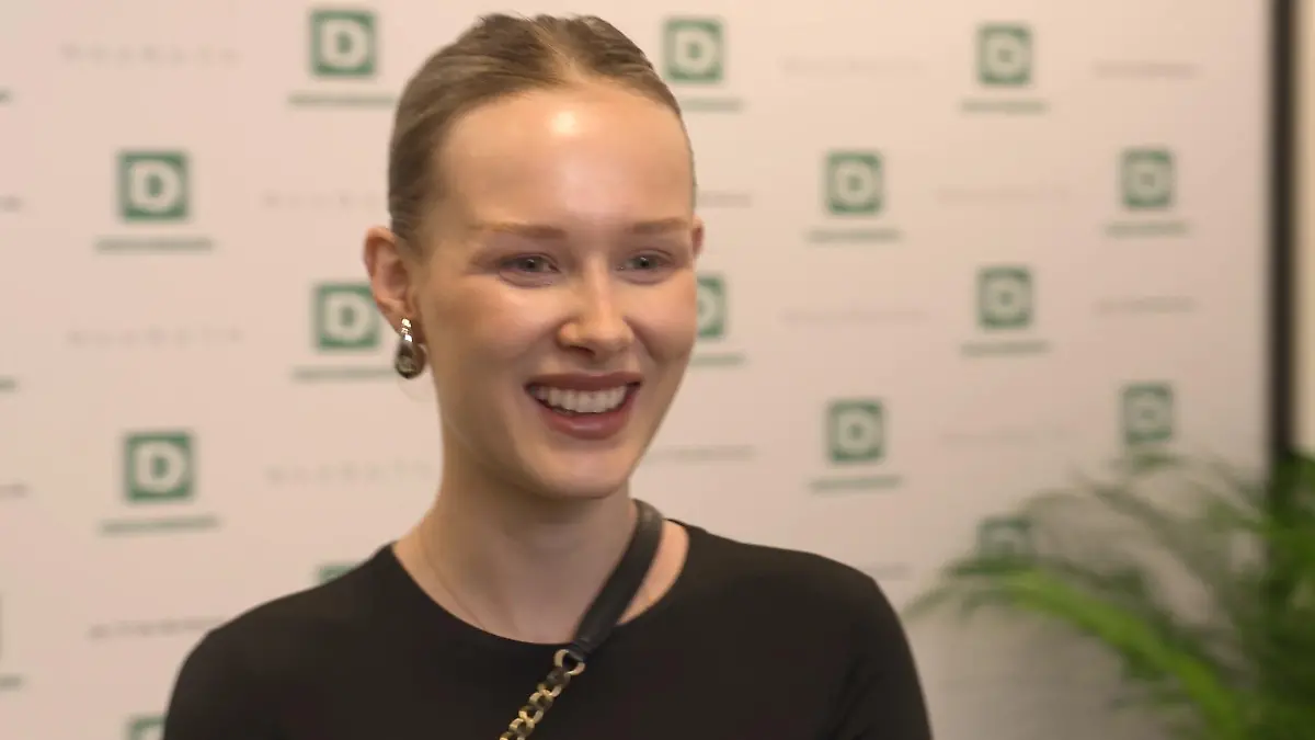 Laura-Marie Geissler auf einem Event in Berlin.
