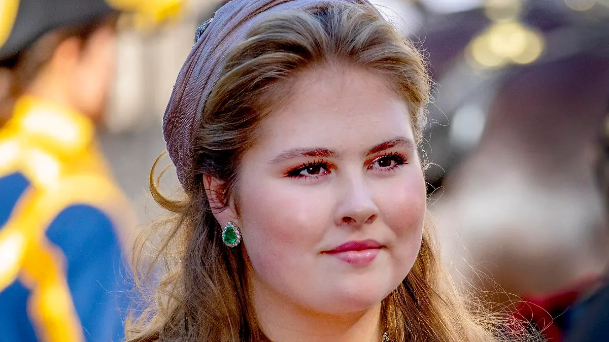 20-09-2022 Prinsjesdag Princess Amalia during the presentation of the dutch 2023 budget memorandum and the opening of the parliamentary year at the Koninklijke Schouwburg in The Hague. PUBLICATIONxINxGERxSUIxAUTxONLY Copyright: xPPEx