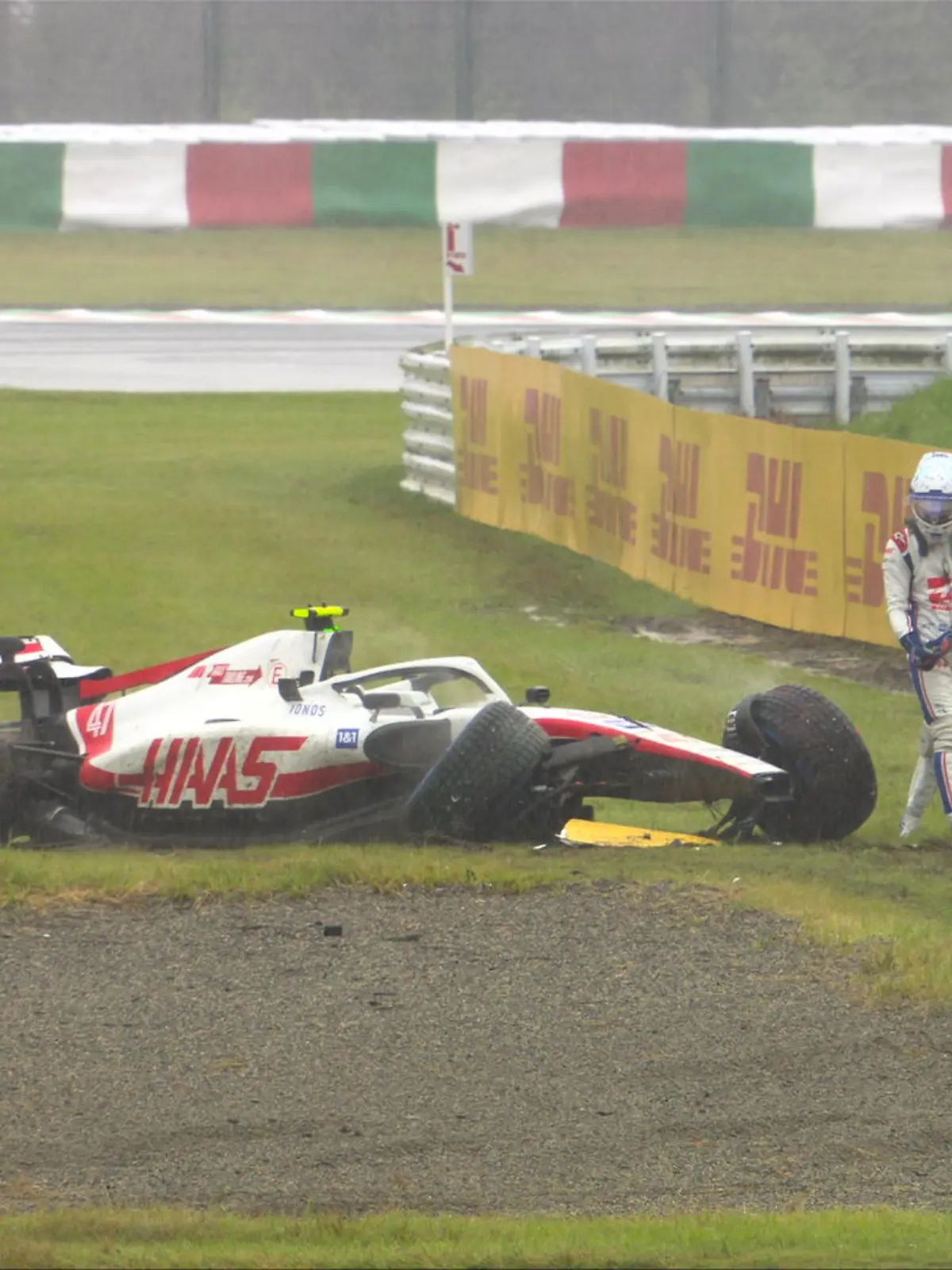 Mick Schumacher zerlegte im 1. Japan-Training seinen Haas