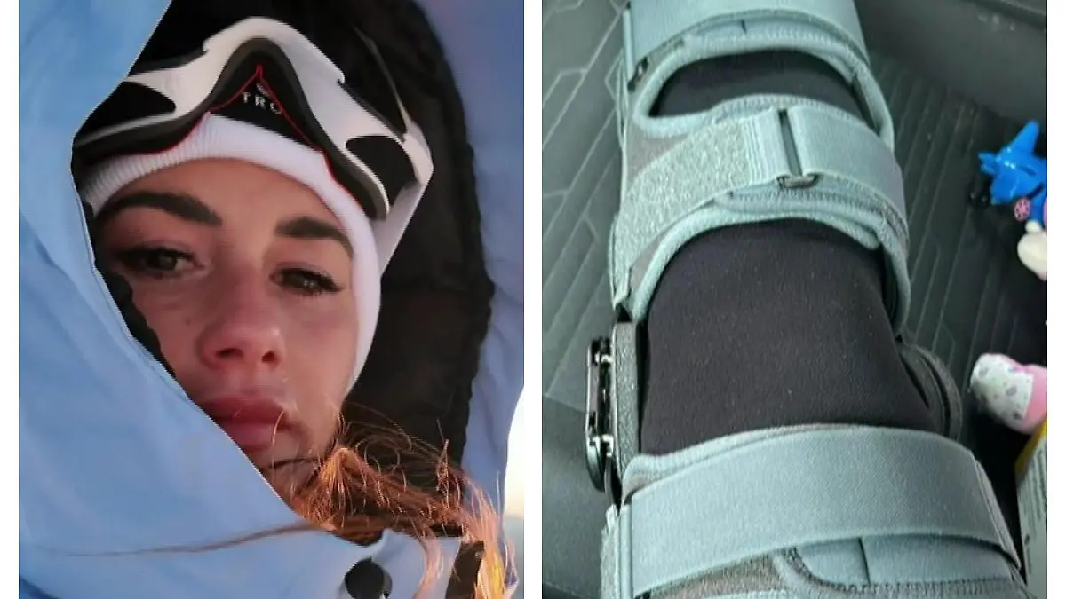 Schluss mit Ski-Spaß: Sarah Engels stürzt im Urlaub!