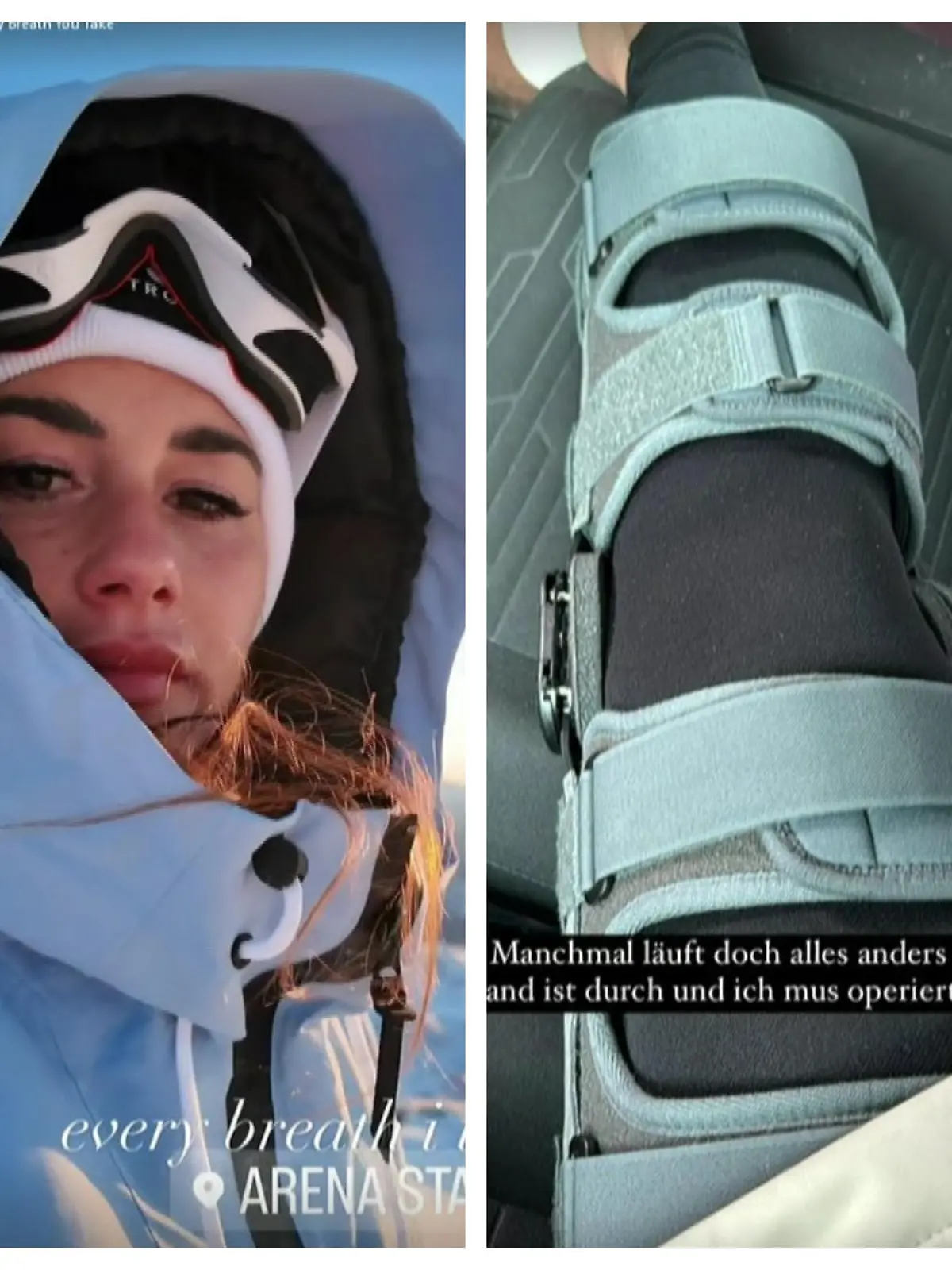 Schluss mit Ski-Spaß: Sarah Engels stürzt im Urlaub!