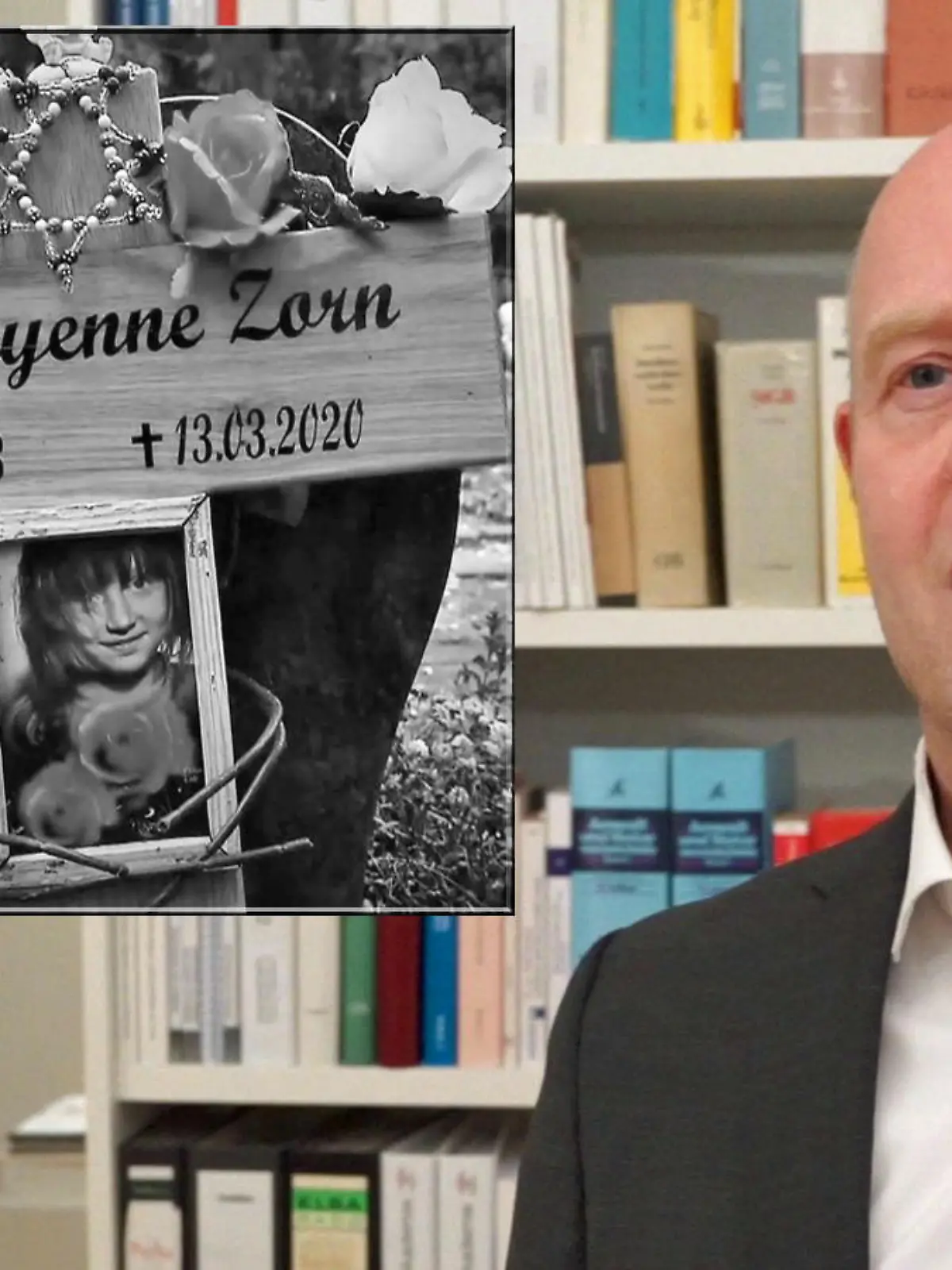 Anwalt Arndt Kempgens, Grab Zoe (kleines Foto)