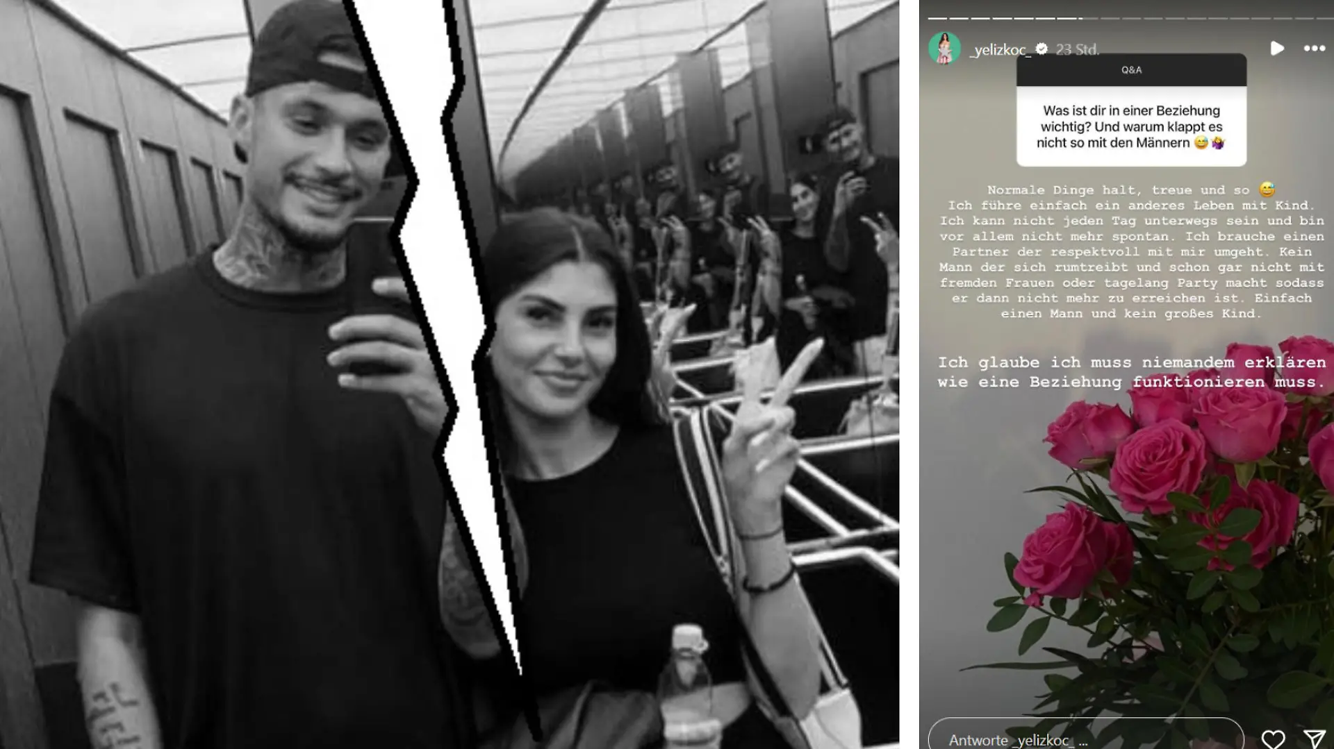Yeliz erzählt auf Instagram was los ist