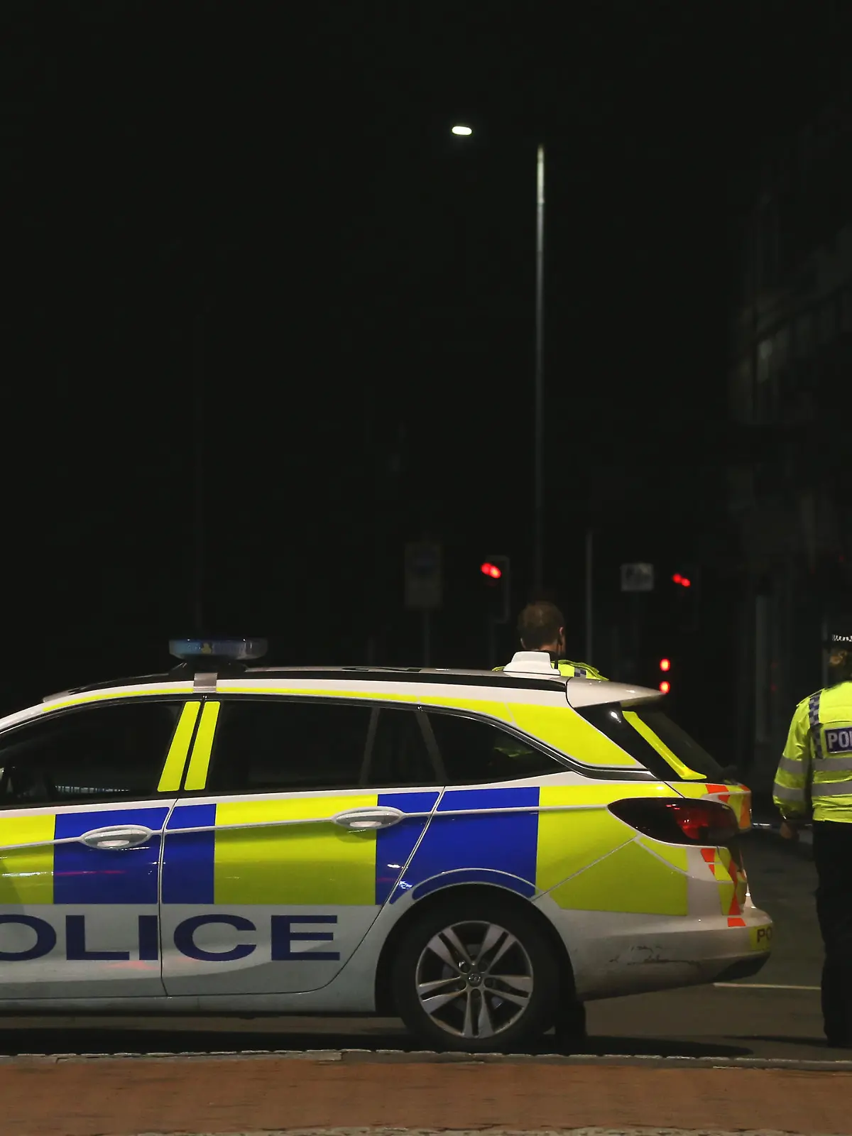 LONDON, UNITED KINGDOM - JUNE 21: A police cordon near the scene where three people have died and three more have been seriously injured following stabbings in Forbury Gardens, Reading, United Kingdom on June 21, 2020. Isabel Infantes / Anadolu Agency