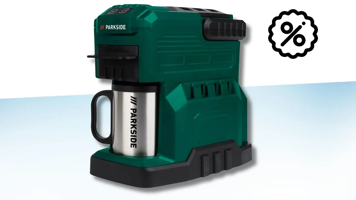 Lidl verkauft die Akku-Kaffeemaschine von Parkside für 9,99 Euro - ein heißer Deal?