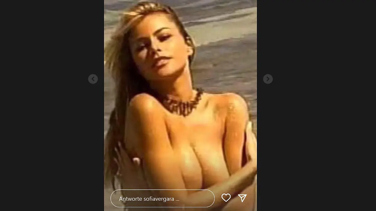 Sofia Vergara teilt ein heißes Throwback-Foto. Wann es entstanden ist, enthüllt sie leider nicht.