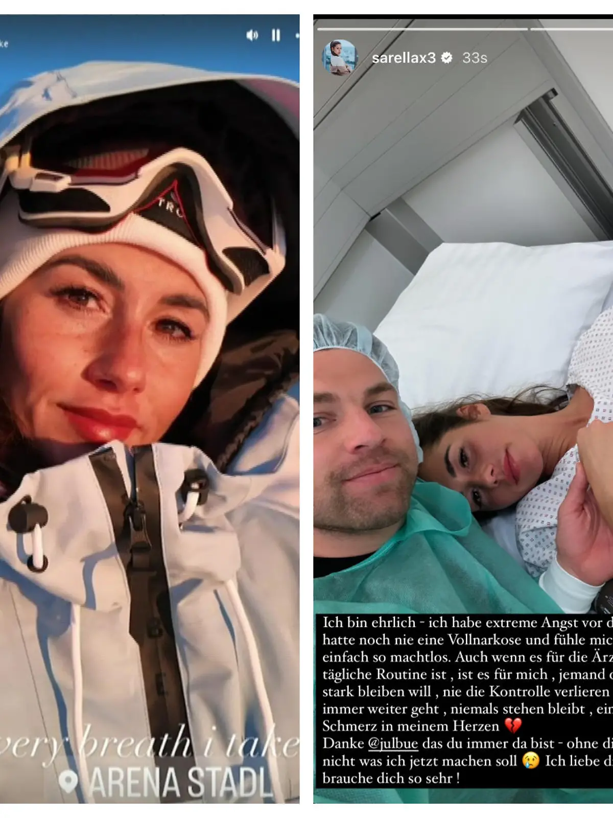 Sarah Engels hat Angst vor der OP, die ihr bevorsteht.