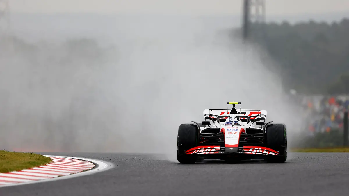 Formula 1 2022: Japanese GP SUZUKA, JAPAN - OCTOBER 07: Mick Schumacher, Haas VF-22 during the Japanese GP at Suzuka on Friday October 07, 2022 in Suzuka, Japan. Photo by Andy Hone / LAT Images Images PUBLICATIONxINxGERxSUIxAUTxHUNxONLY GP2218_224153_ONZ9653