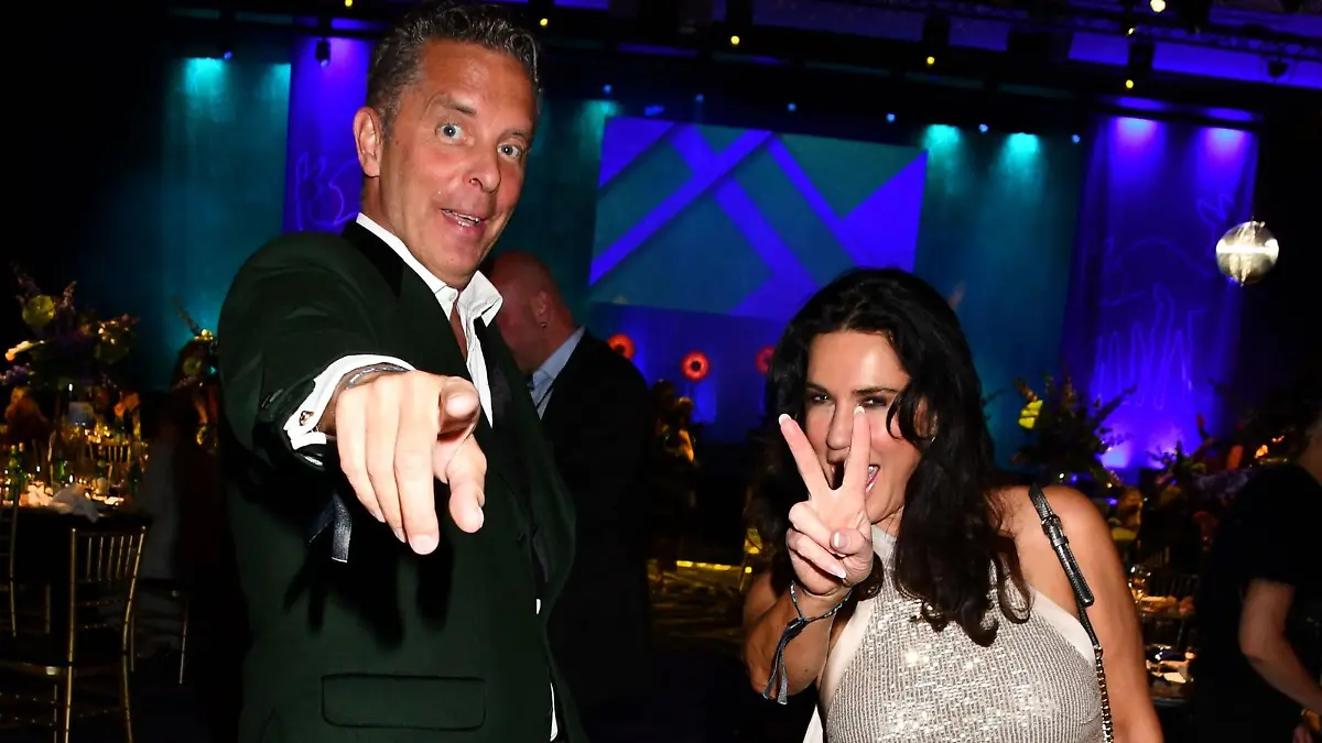 Patrick Graf von Faber-Castell, Mariella Ahrens, Tribute to Bambi - Aftershow-Party, Hotel Berlin Central District, Berlin, DEU, 14.03.2022 