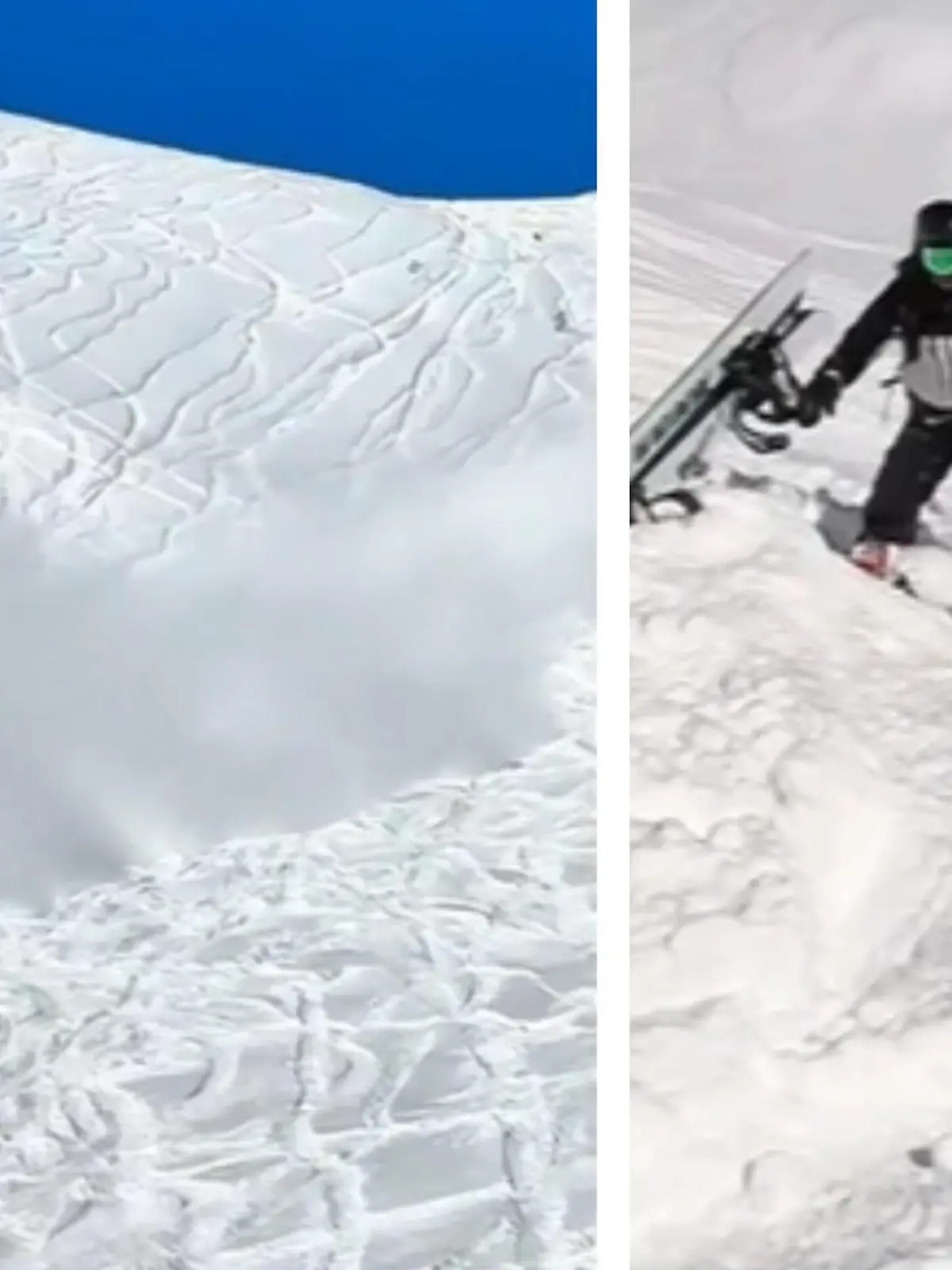 In China fahren Touristen abseits der Piste. Dadurch lösen sie eine Lawine aus. Vier Skifahrer werden von dem Schnee verschüttet.