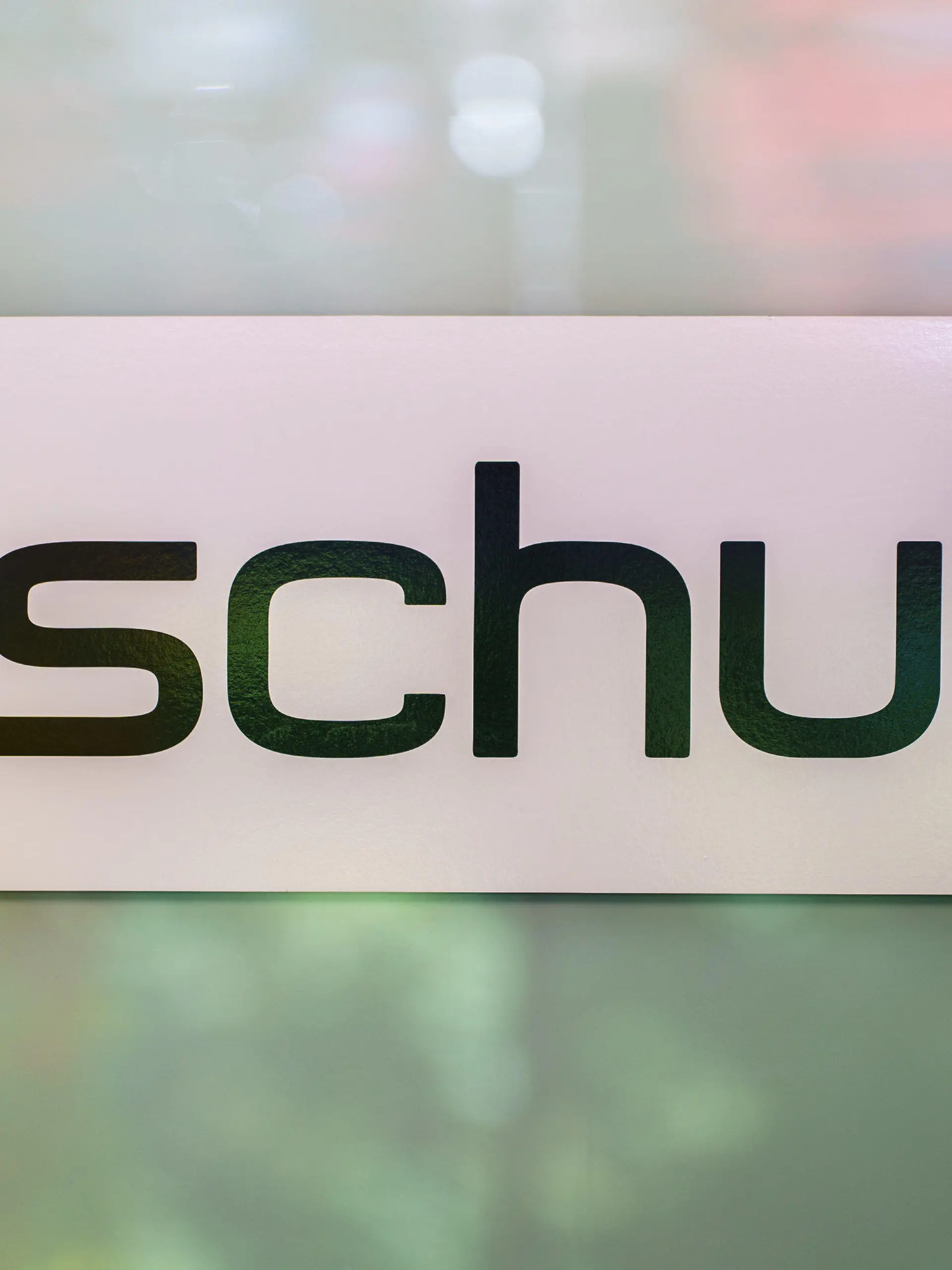 ARCHIV - 14.06.2022, Hessen, Wiesbaden: Das Schufa-Loge steht auf einer Glastüre. (zu dpa: «Datenschützer: Schufa verstößt gegen Datenschutz-Verordnung») Foto: Andreas Arnold/dpa +++ dpa-Bildfunk +++