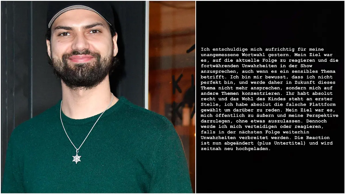 Jimi Blue Ochsenknecht entschuldigt sich in seiner Insta-Story