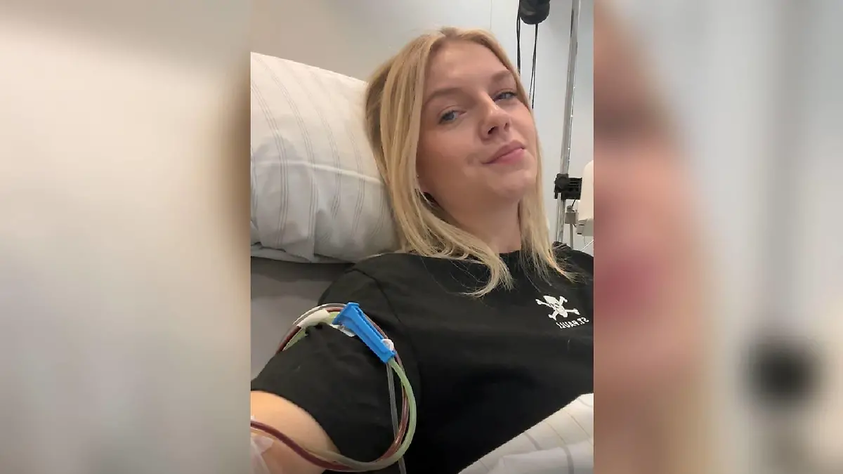 Lara nimmt die anstrengende Stammzellenspende gerne in Kauf, um jemanden zu helfen.