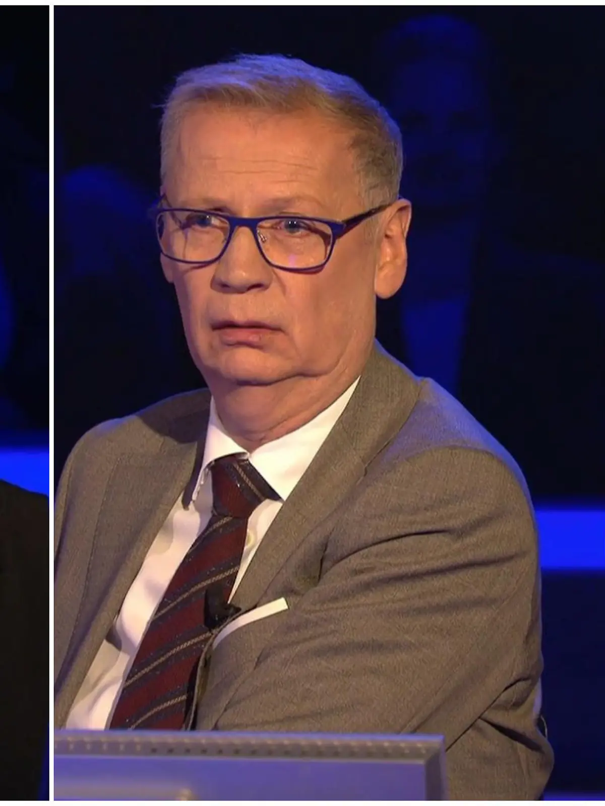 „Wer wird Millionär?“-Moderator Günther Jauch und seine Kandidatin Anne Marquardt