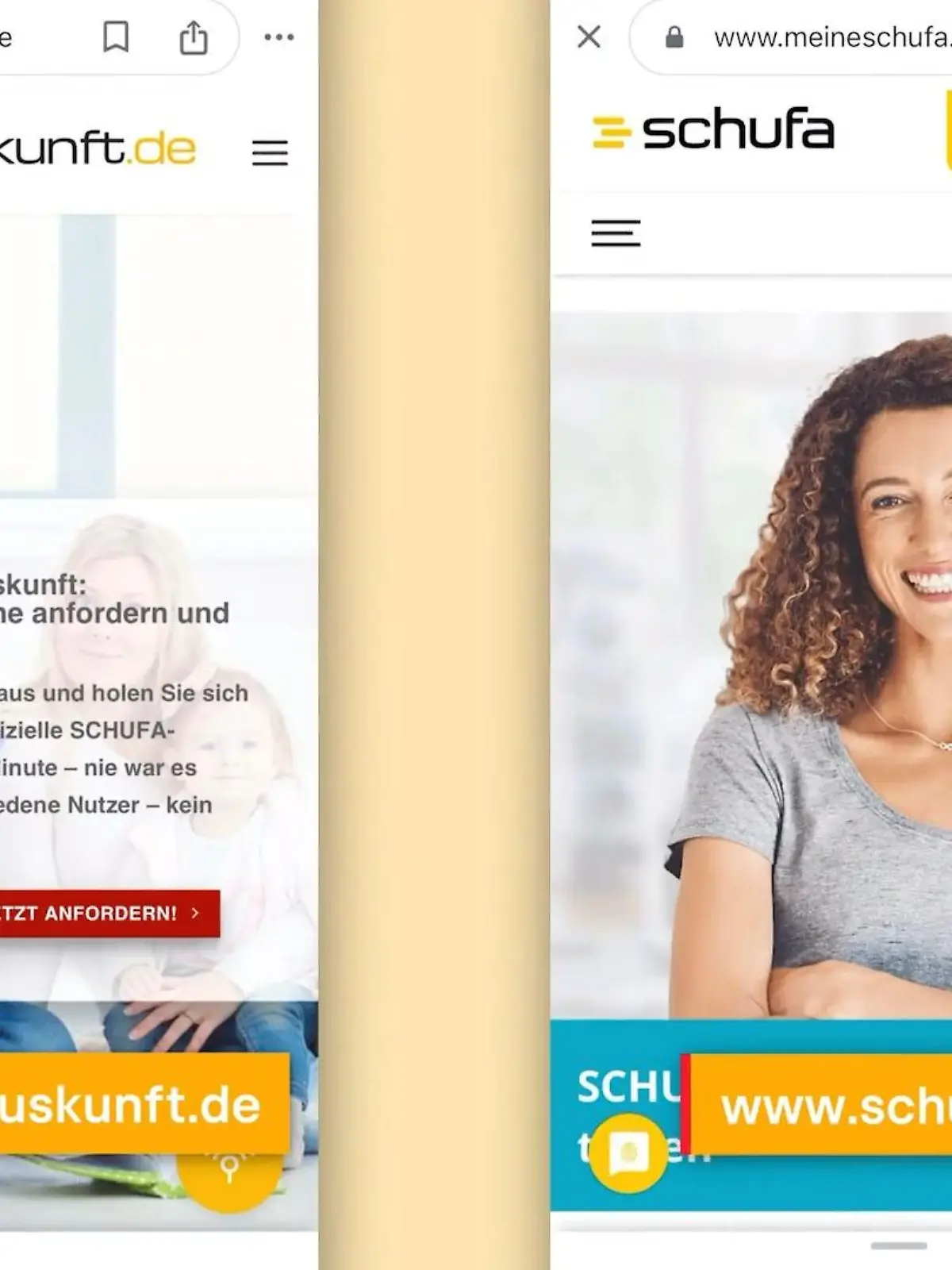 Für ihren Umzug beantragt Kristin Hauschildt Anfang des Jahres auf der Seite Selbstauskunft.de eine Schufa-Auskunft für 29,90 Euro.  Auf den ersten Blick sieht die Seite tatsächlich so aus, als wäre sie von der Schufa. Aber der Schein trügt.