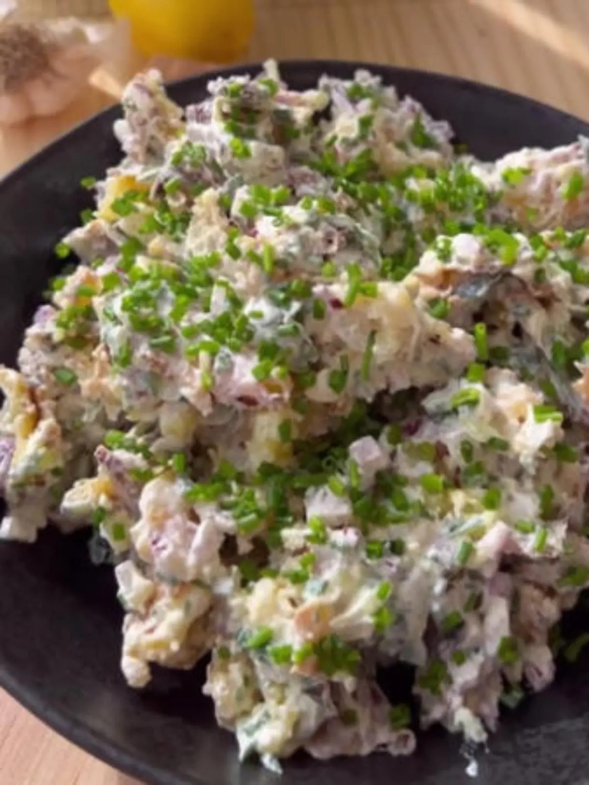 Crispy Smashed Potatoes Salad