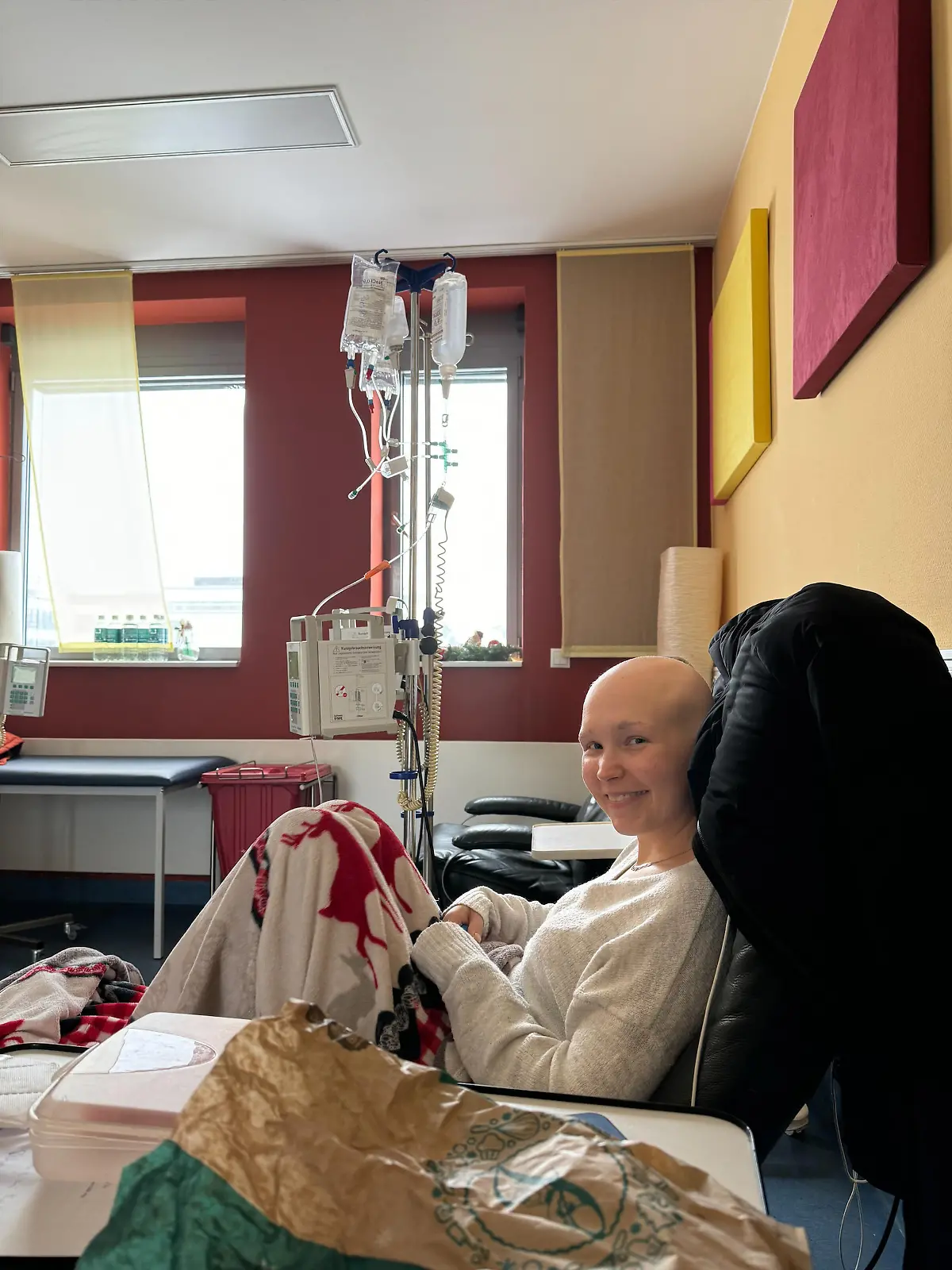 Trotz ihrer Krebserkrankung verliert Monique Heuermann ihr Lächeln nie.
