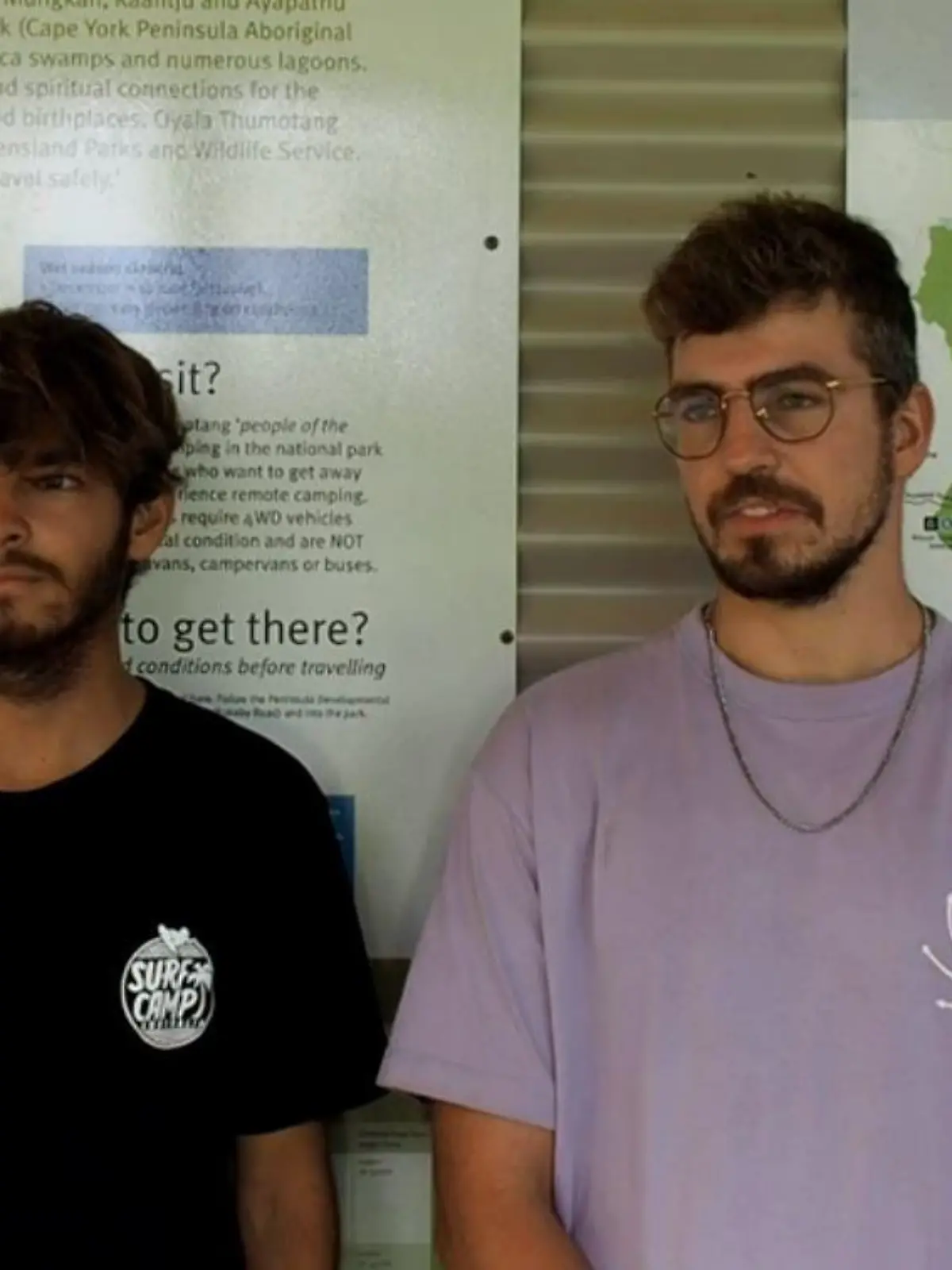 Die deutschen Backpacker Philipp Maier und Marcel Schöne haben ihr Abenteuer in Australien nur mit Glück überlebt.