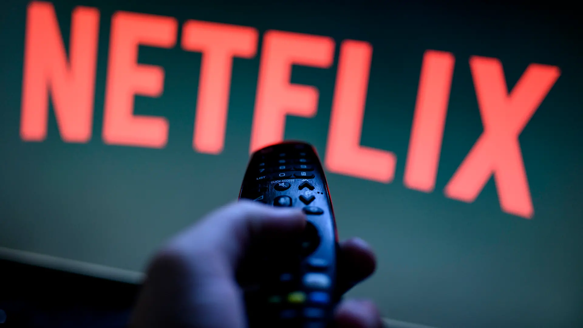 25 Jahre Netflix, Das Netflix Logo auf einem Smartphone, Tablet, oder Fernseher,