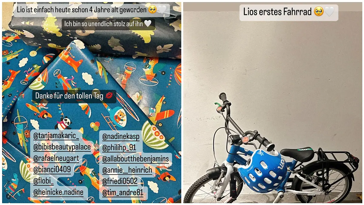 Julian Claßen bedankt sich bei Geburtstagsgästen