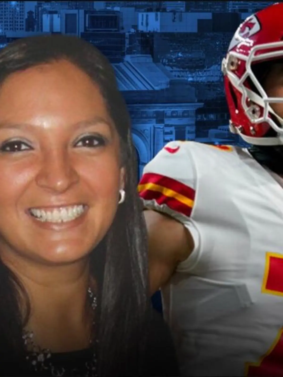 Lisa Lopez-Galvan wird im Trikot ihres Lieblingsspielers Harrison Butker beerdigt
