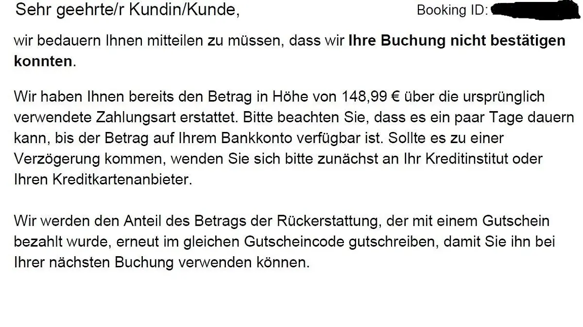Storno-E-Mail von weg.de