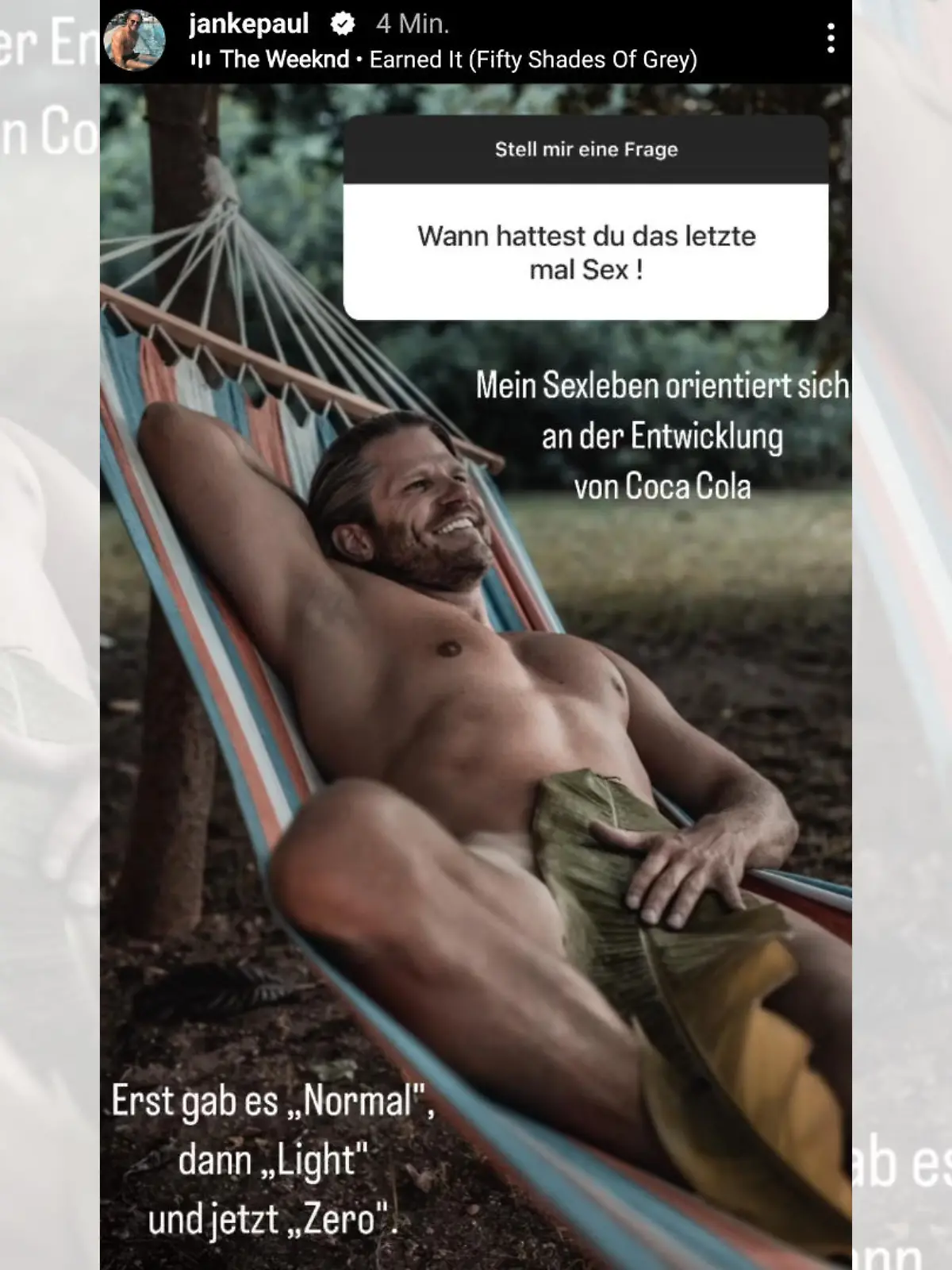 Paul Janke beantwortet auf Instagram auch eine Frage zu seinem Sexleben.