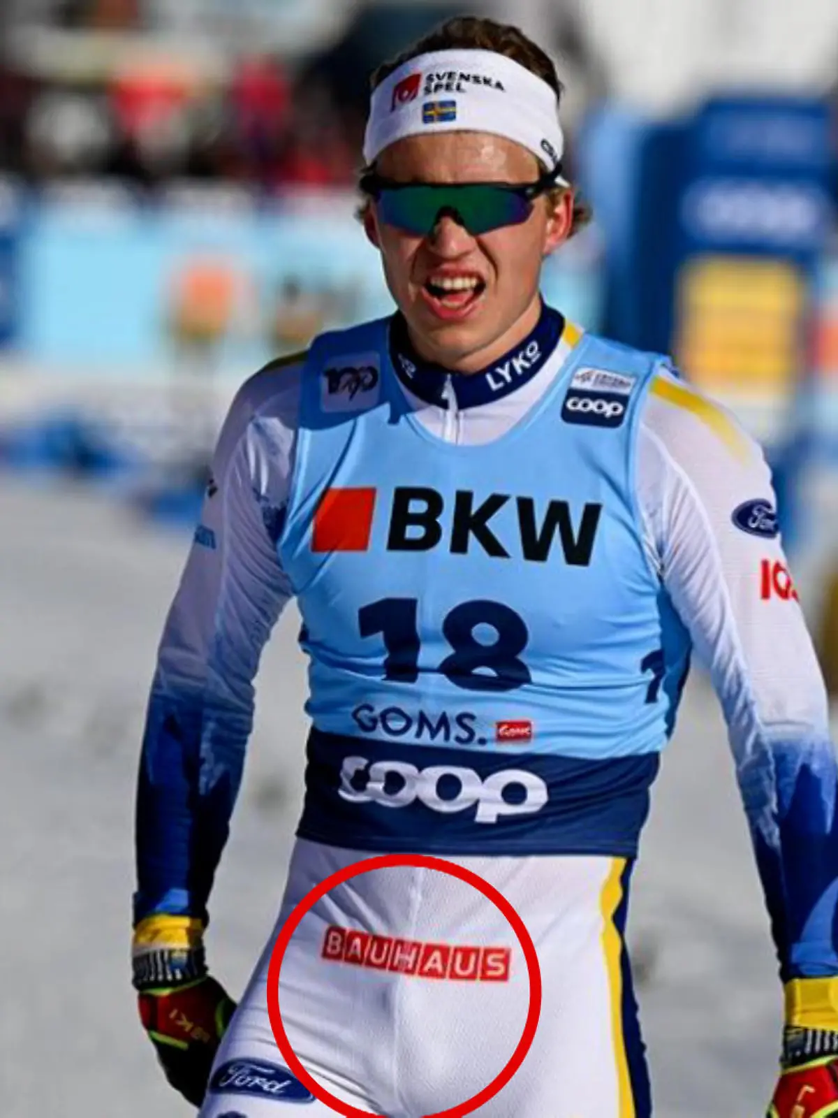 Gustaf Berglund zeigt mehr als geplant.