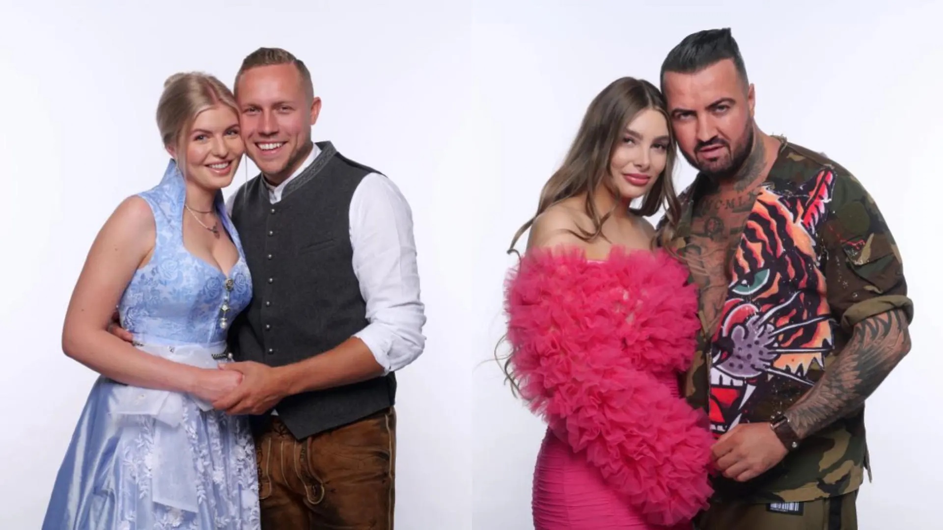 Sie kämpfen in der Exit-Challenge im Sommerhaus: Team Bauern vs. Team Checker.