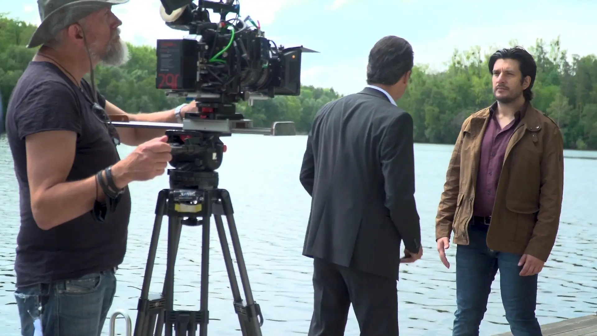 So lief der Showdown-Dreh rund um Frank Giese Behind the Scenes bei AWZ