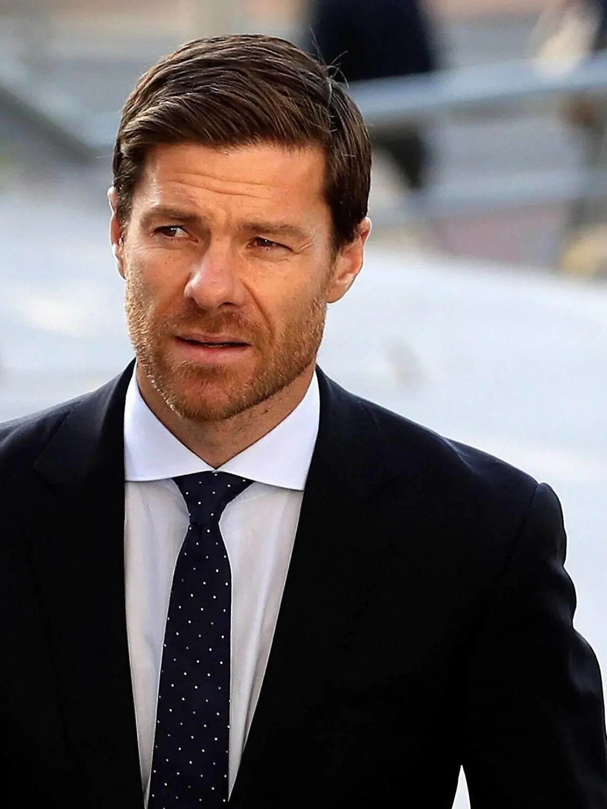  Former professional soccer player Xabi Alonso C arrives to Audiencia Nacional court to attend his trial for several alleged tax fraud charges in Madrid, Spain, 09 October 2019. Alonso and two other defendants are accused of committing fraud in tax years 2010,2011 and 2012. Trial of former soccer player Xabi Alonso for alleged tax fraud ACHTUNG: NUR REDAKTIONELLE NUTZUNG PUBLICATIONxINxGERxSUIxAUTxONLY Copyright: xJ.J.xGuillenx GRAF7305 20191009-637062121587973008