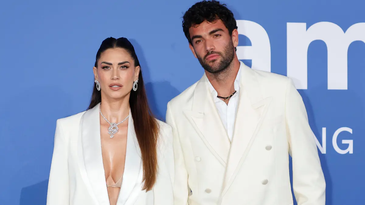 Melissa Satta und Matteo Berrettini bei der 29. amfAR Gala Cannes im Rahmen vom Festival de Cannes 2023 / 76. Internationale Filmfestspiele von Cannes im HÃ tel du Cap-Eden-Roc. Antibes, 25.05.2023 *** Melissa Satta and Matteo Berrettini at the 29 amfAR Gala Cannes at the Festival de Cannes 2023 76 Cannes International Film Festival at HÃ tel du Cap Eden Roc Antibes, 25 05 2023 Foto:xD.xBedrosianx/xFuturexImage