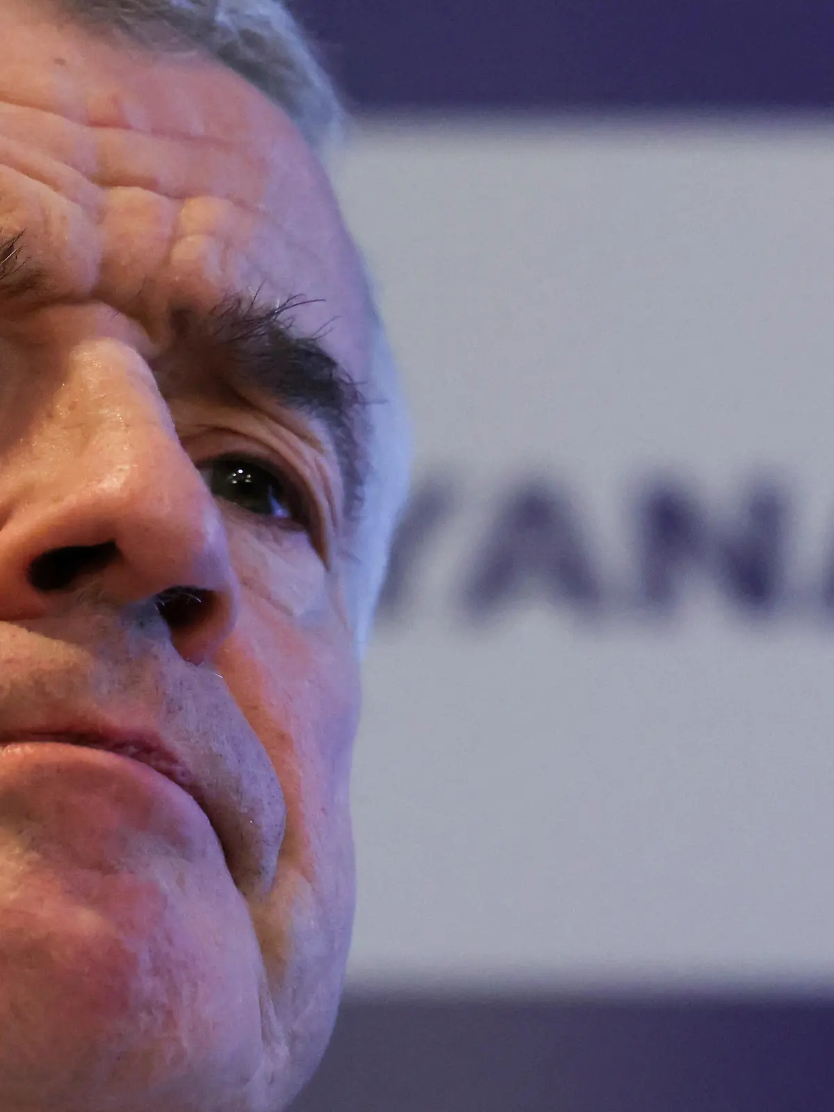 FILE PHOTO: Ryanair CEO Michael O'Leary attends a news conference in Brussels, Belgium January 17, 2023. REUTERS/Yves Herman/File Photo