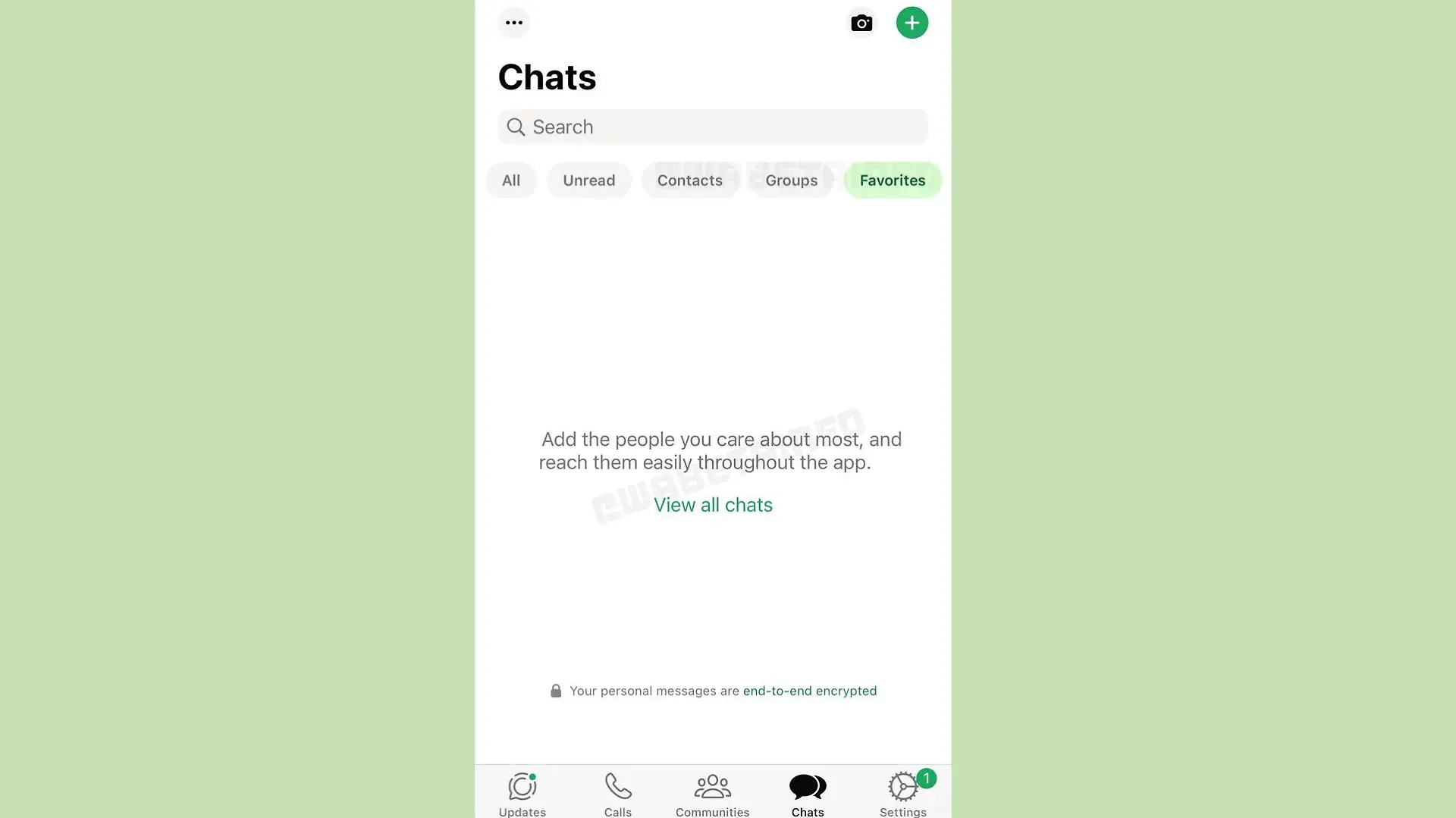 WhatsApp-Neuerung in der Mache