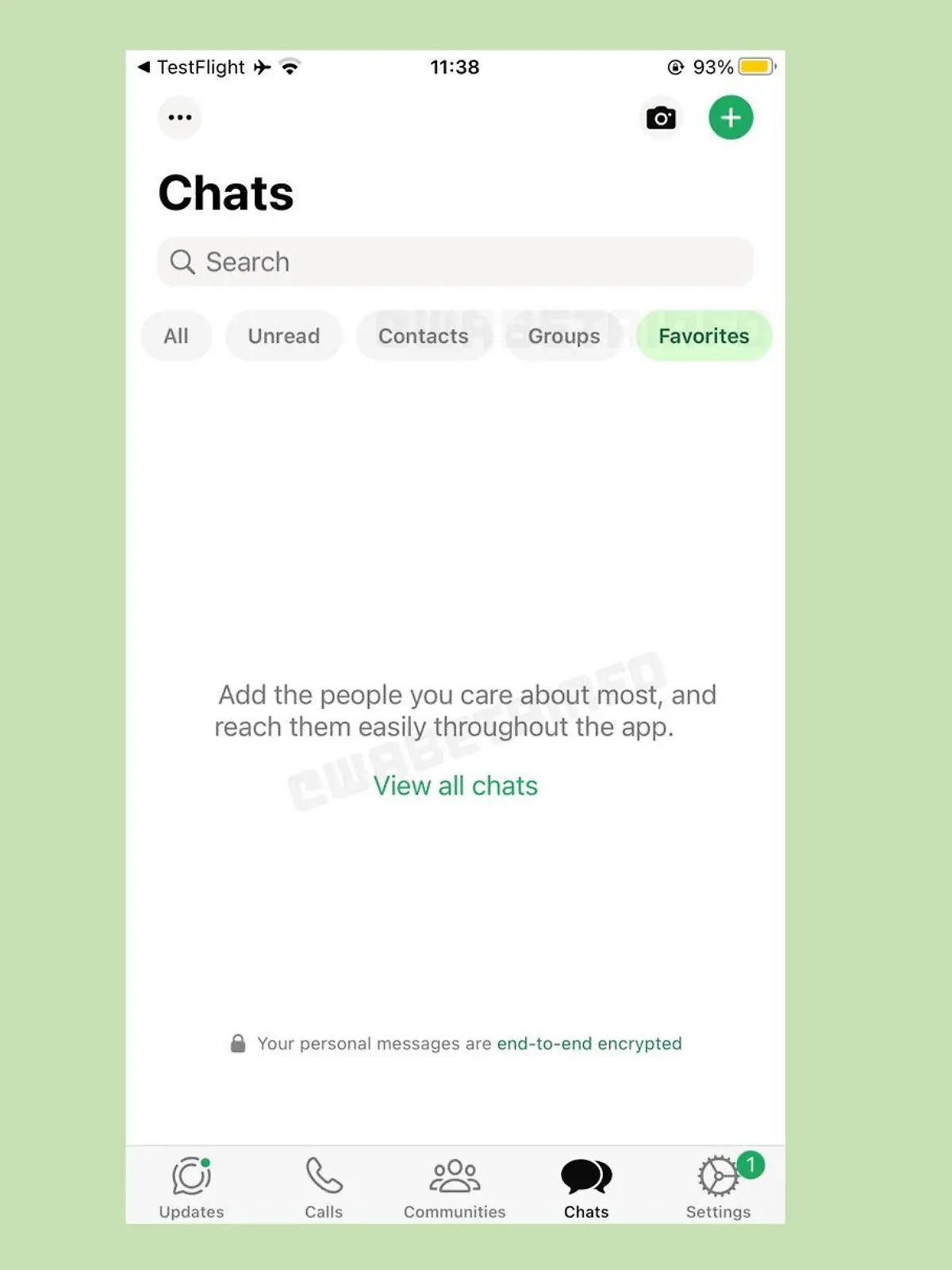 WhatsApp-Neuerung in der Mache