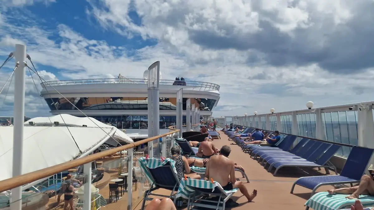 Passagiere auf der „Norwegian Dawn“