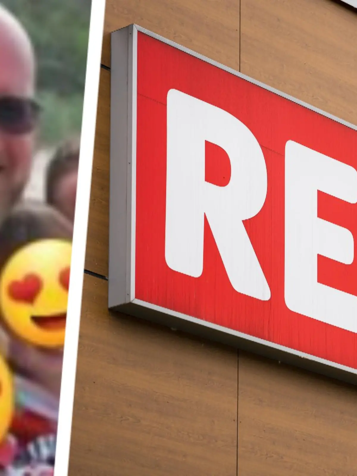 In einem Rewe in Potsdam hat Christian sich schockverliebt. (Collage: RTL)