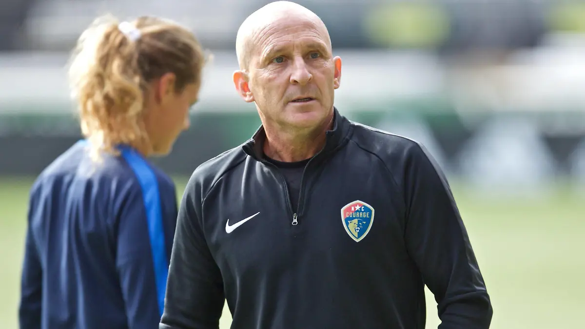 September 21, 2018 - Portland, OR, USA - Portland, OR - Friday, September 21, 2018: North Carolina Courage train at Providence Park. Paul Riley PUBLICATIONxINxGERxSUIxAUTxONLY - ZUMAt139 20180921_zaa_t139_121 Copyright: xCraigxMitchelldyerx