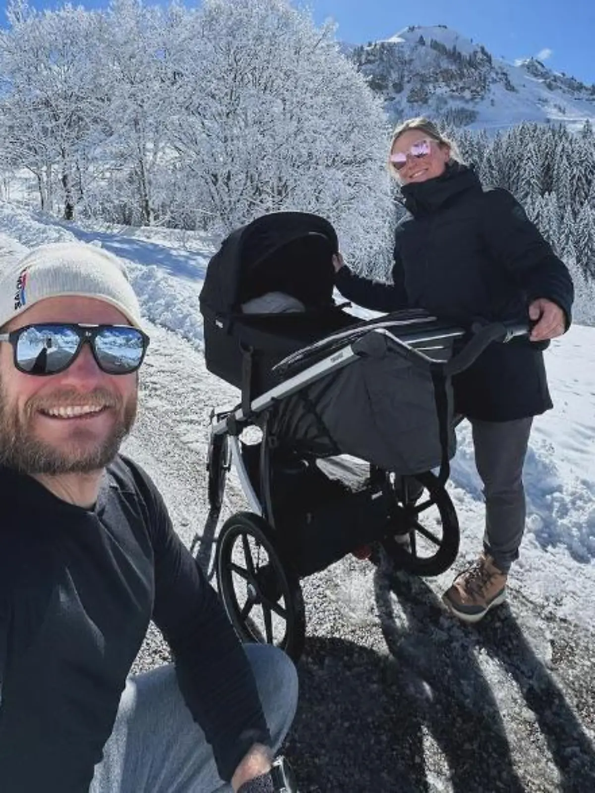Tessa Worley und Julien Lizeroux sind zum ersten Mal Eltern geworden.