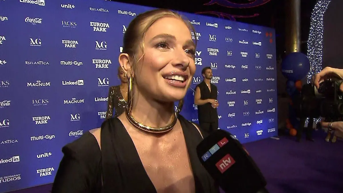 Moderatorin Lola Weippert im RTL-Interview