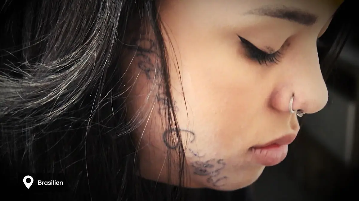 Ex tätowierte Tayane seinen Name ins Gesicht Aus Rache nach der Trennung