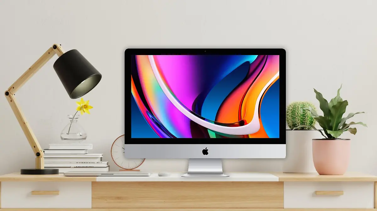 Apple iMac auf einem Schreibtisch