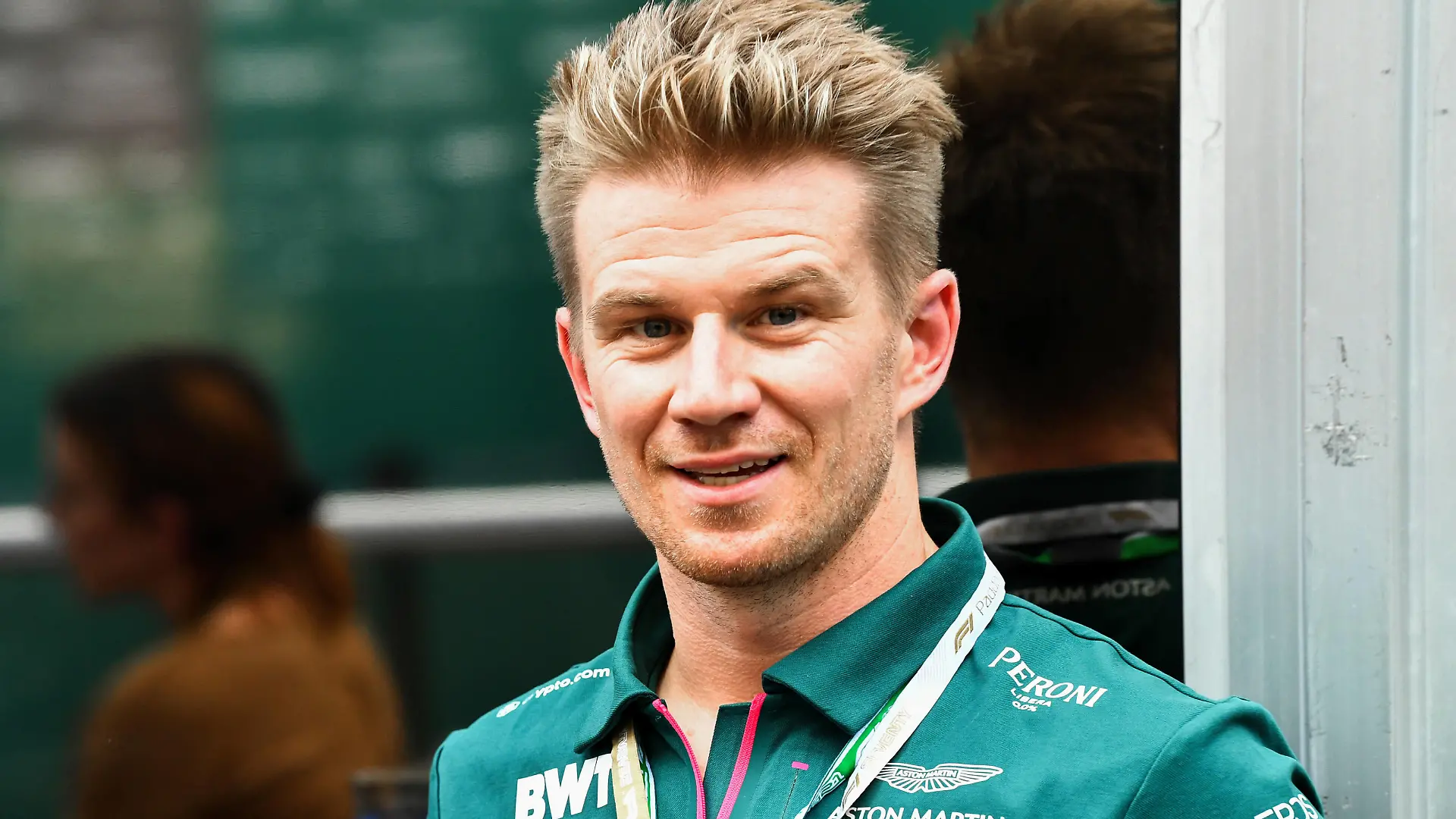 Formula 1 2021: United States GP CIRCUIT OF THE AMERICAS, UNITED STATES OF AMERICA - OCTOBER 23: Nico Hulkenberg, Reserve Driver, Aston Martin during the United States GP at Circuit of the Americas on Saturday October 23, 2021 in Austin, United States of America. Photo by Mark Sutton / Sutton Images Images PUBLICATIONxINxGERxSUIxAUTxHUNxONLY GP2117_201924MS2_7090
