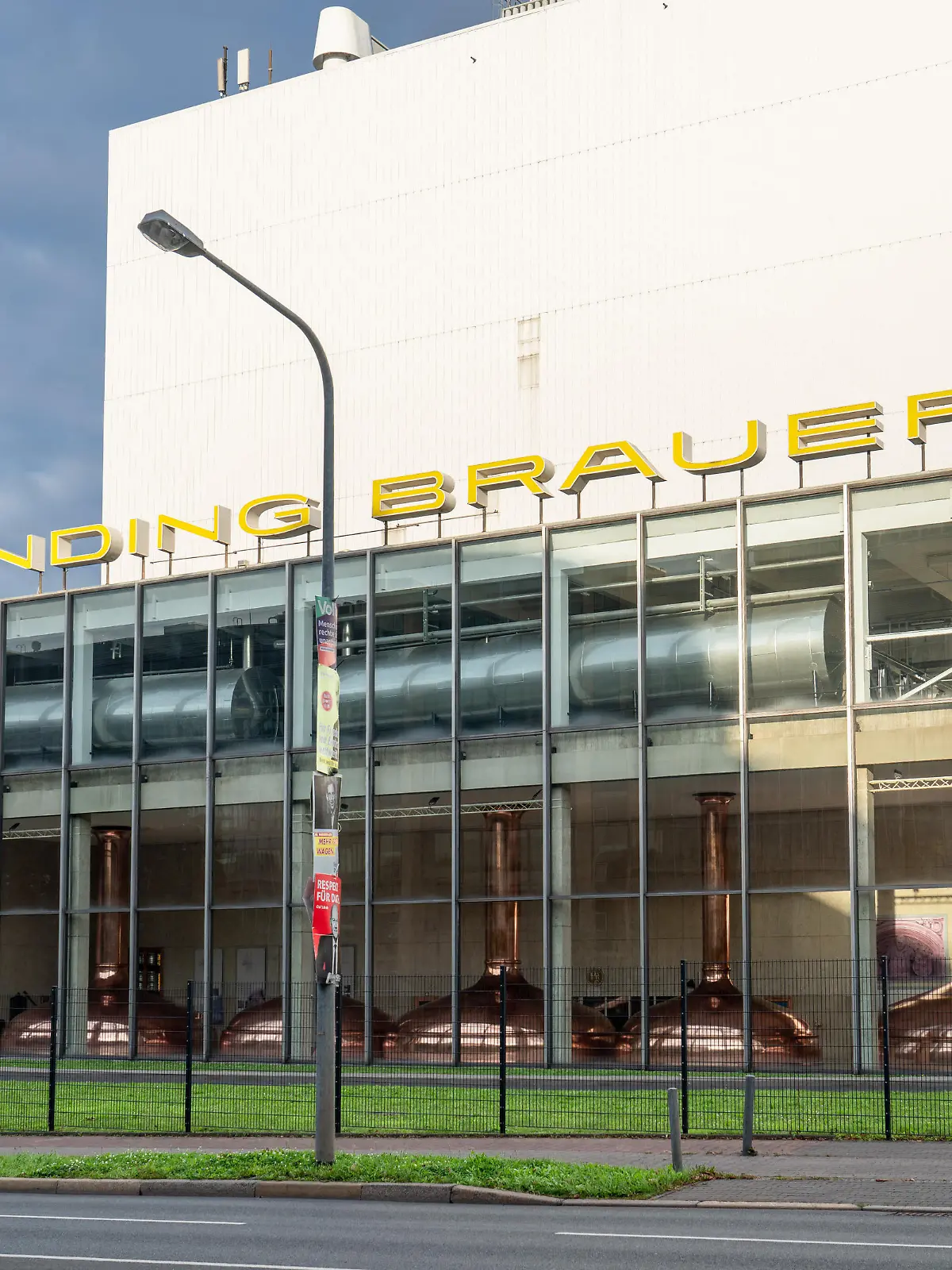 Sitz der Binding-Brauerei in Frankfurt am Main. Aufnahmedatum 19. September 2021.