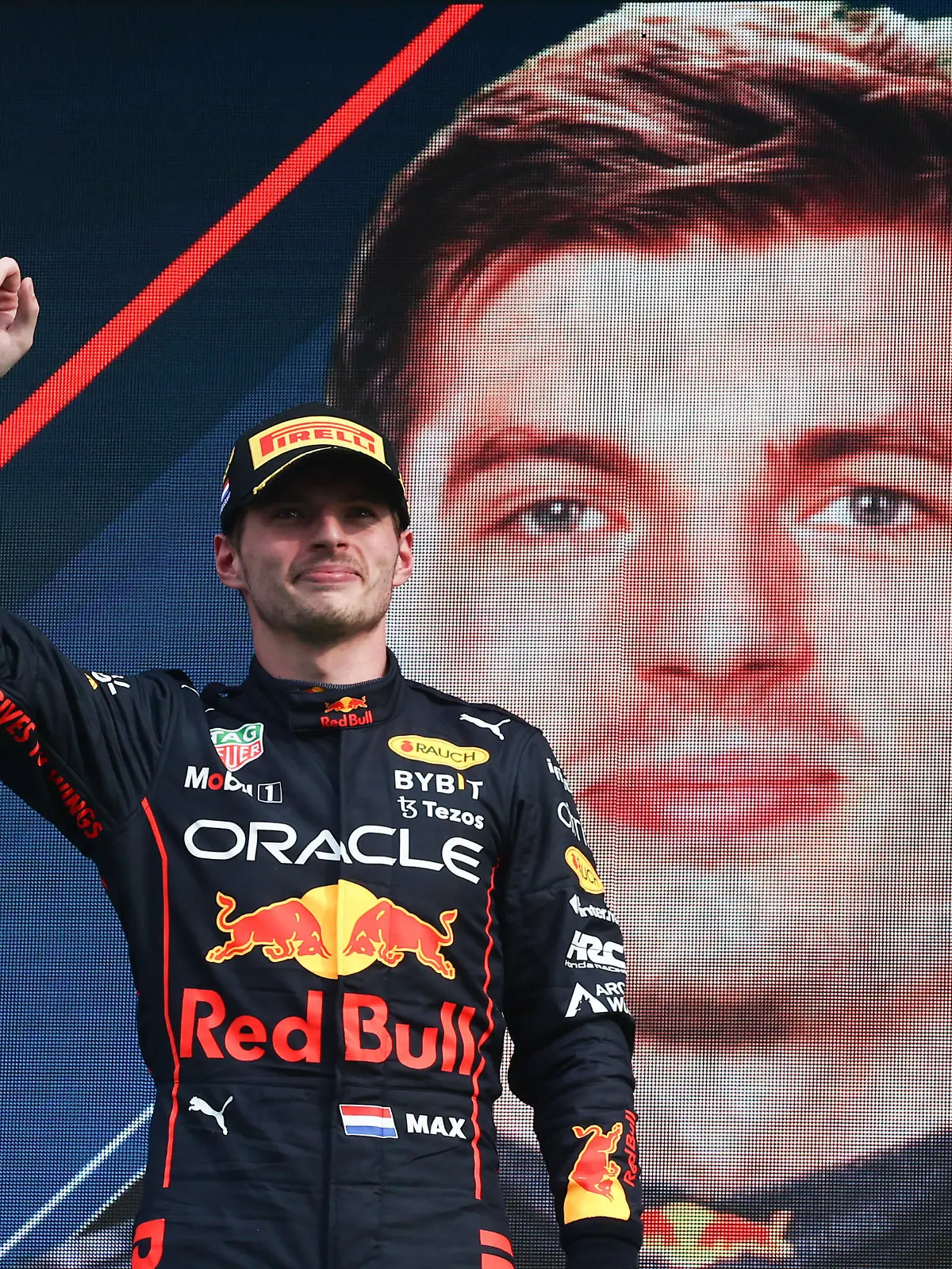  F1 Grand Prix Of The Netherlands Max Verstappen of Red Bull Racing on the podium of the Formula 1 Grand Prix of The Netherlands at Zandvoort circuit in Zandvoort, Netherlands on September 4, 2022. Zandvoort Netherlands PUBLICATIONxNOTxINxFRA Copyright: xJakubxPorzyckix originalFilename:porzycki-f1grandp220904_npYOk.jpg